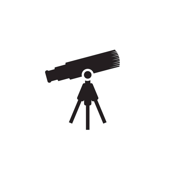 望遠鏡記号ロゴデザインベクターテンプレート - ベクター画像