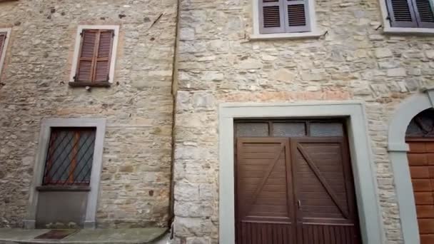 Bardi Castle Parma binnenplaats van het hof. Hoge kwaliteit 4k beeldmateriaal - Video