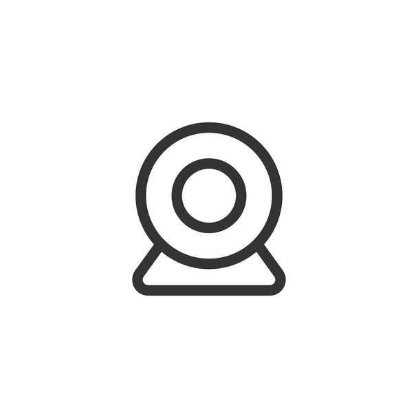 Een icoon van de webcamera. Webcam symbool modern, eenvoudig, vector, icoon voor website design, mobiele app, ui. Vector Illustratie - Vector, afbeelding