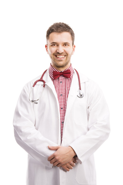 Doctor man with stethoscope - Φωτογραφία, εικόνα