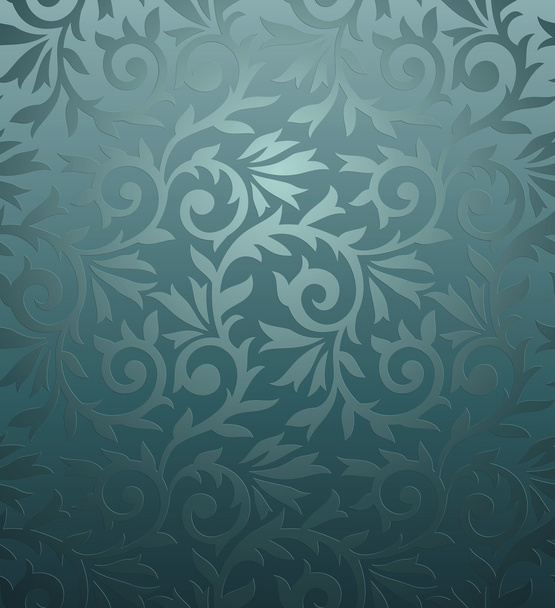 Damask seamless ornamental background - Vector, Image