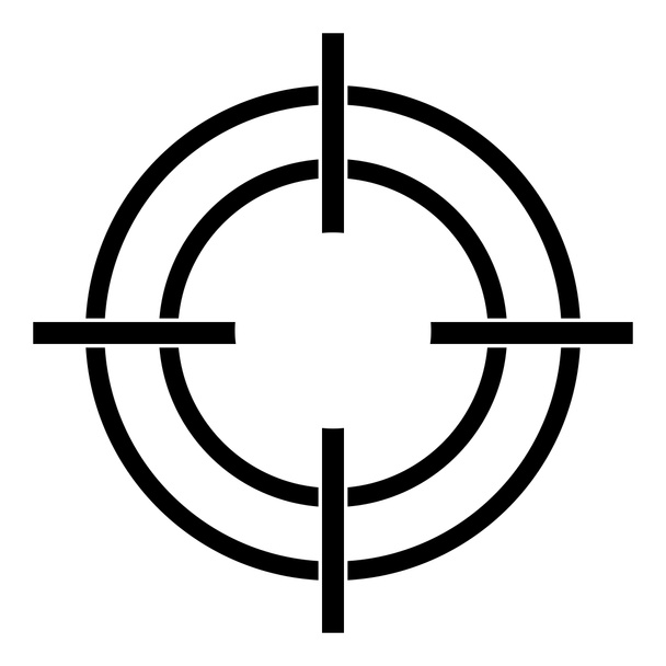 target line icons, such as job hunting, aiming, arrow - Photo, Image