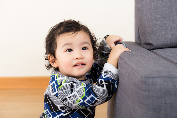 Asian baby boy at home - Foto, Imagen