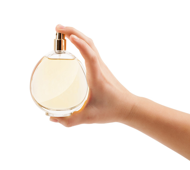 woman hands spraying perfume - Photo, image