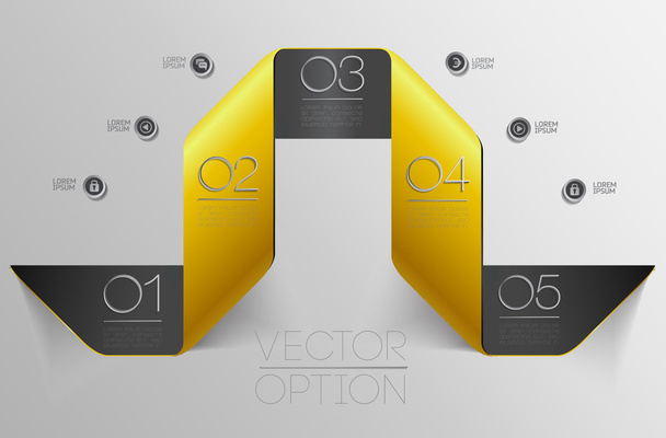 Design elements  for options - Vektör, Görsel
