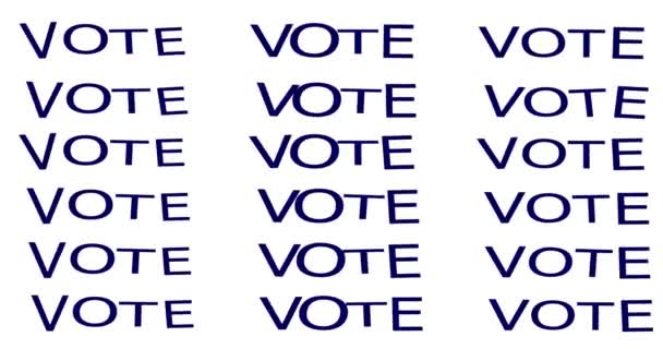 Votez. États-Unis d'Amérique élection présidentielle démocratie vacances concept composition numérique - Séquence, vidéo