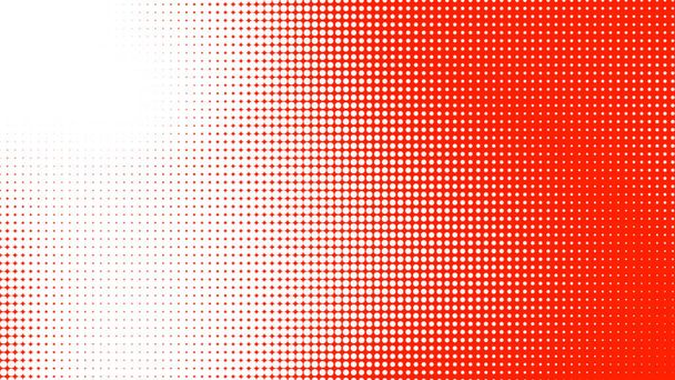 Dots halftone red white color pattern gradient texture with technology digital background. Dots pop art comics style.  - Photo, Image