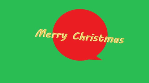 Boldog Karácsonyi feliratot. Boldog karácsonyt! Ünneplés. Üdvözlőlap. Animáció - Felvétel, videó