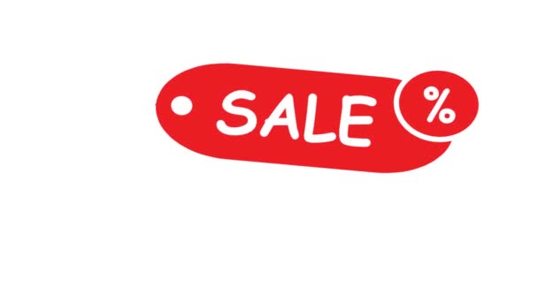 sale background animation ,discount offer banner, sale season, mega sale. - Footage, Video