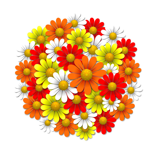 Vector flowers - Вектор,изображение