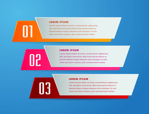 vector illustration of info graphic design template - Vector, Image