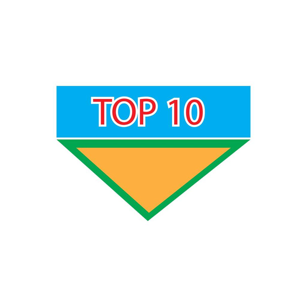 топ-10 дизайну логотипу піктограма темплатформа
 - Вектор, зображення