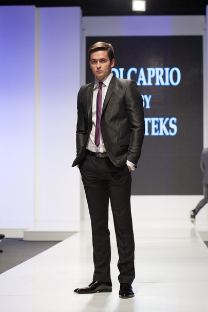 Male fashion model in a suit - Φωτογραφία, εικόνα