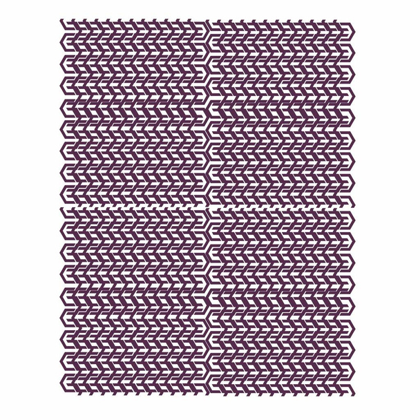 krychlové cik cak ornamentální čára umění geometrický vzor pro pozadí a tapety - Vektor, obrázek