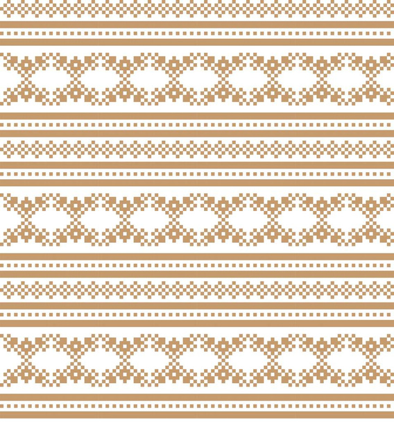 Коричневый фон Рождественской ярмарки для текстиля, трикотажа и графики - Вектор,изображение