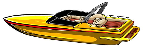 bateau de mer Icône vectoriel Illustration arts graphiques - Vecteur, image