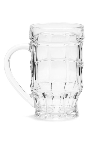 Beer mug isolated on white background. Clipping path included.  - Fotó, kép