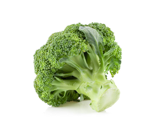 broccoli isolated on white background - Fotoğraf, Görsel
