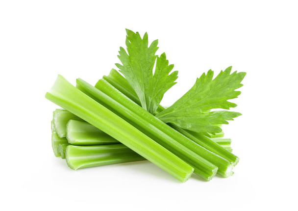 čerstvý celer izolované na bílém pozadí - Fotografie, Obrázek