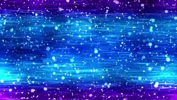 Luxury shine lights with blinking particles. Glitter vintage loop animation. Circular. Hexagonal. Linear. Screen decorations concept. Blue and purple. - Footage, Video