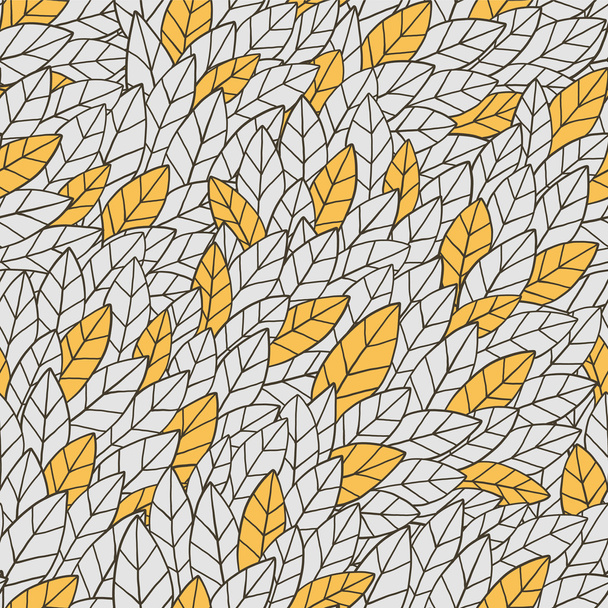 Leaves pattern - Vektor, Bild