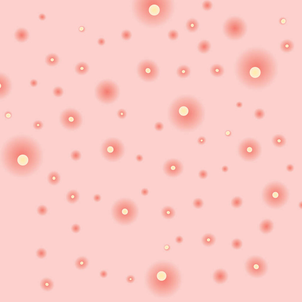 peau avec acné, texture des boutons illustration vectorielle - Vecteur, image