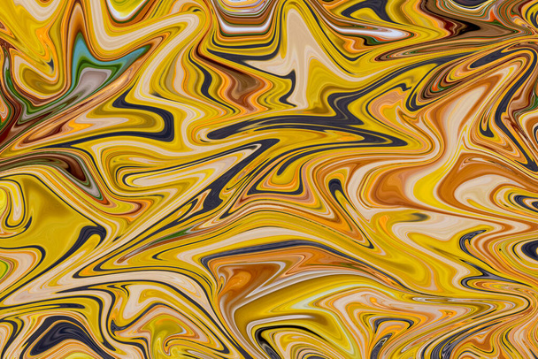 Sekoita keltainen nestemäinen tausta. keltainen marmori rakenne tausta - Valokuva, kuva