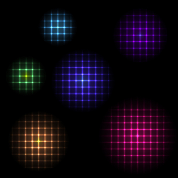 Colorful Glowing Lights - Vecteur, image