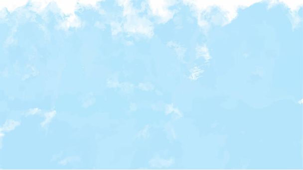 テクスチャの背景とウェブバナーのデザインのための青い水彩の背景 - ベクター画像