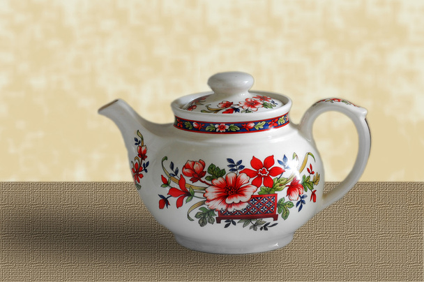 englische Teekanne - Foto, Bild