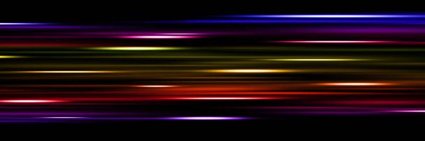 Ilustração 3D Fundo abstrato moderno Colagem de néon geométrica da moda para movimento rápido. Tampa dinâmica fluorescente ou layouts coloridos. Banner ou cartaz do movimento - Foto, Imagem