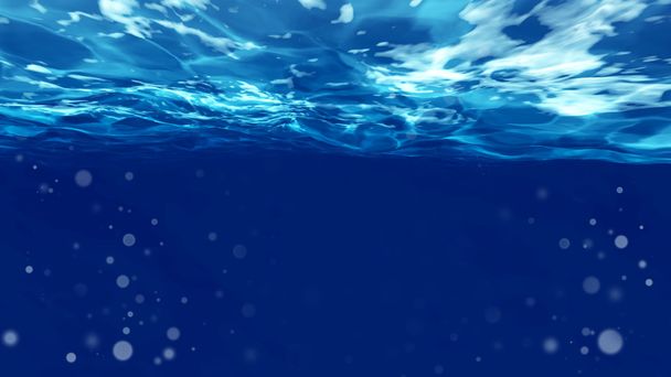 Superficie de bajo el agua
 - Foto, Imagen