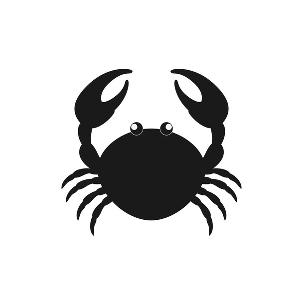 crab vector icon. crab sign on white background. crab icon for web and app - Vector, Image