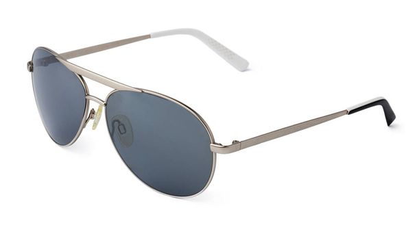 Stylish sunglasses isolated on white background, close up - Photo, image