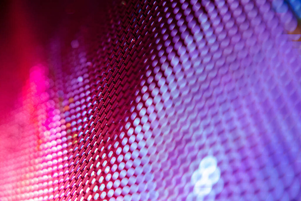 CloseUp LED blurred screen. LED soft focus background. abstract background ideal for design. - Φωτογραφία, εικόνα