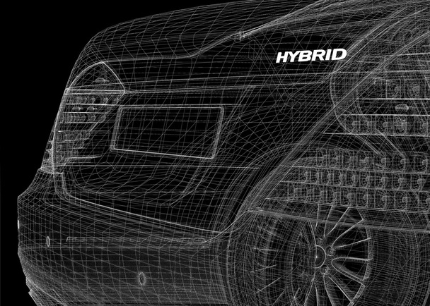Гібридна модель 3D автомобіля
 - Фото, зображення
