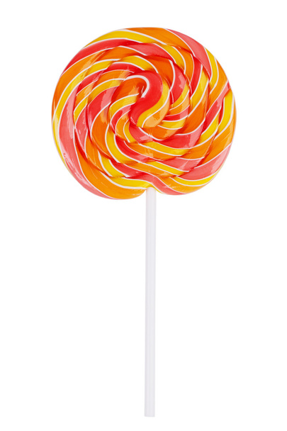 Round lollipop on a white background - Fotó, kép