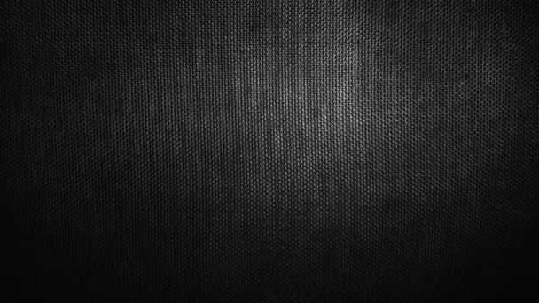 Schwarz-weiße Textur eines Jutebeutels - Foto, Bild