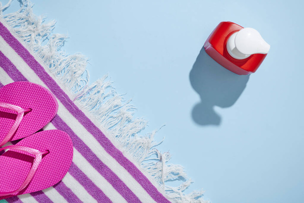 A studio photo of a beach towel - Photo, Image