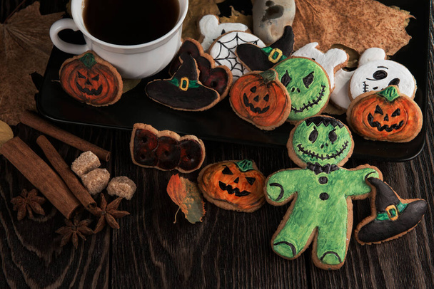 Inkivääri keksejä Halloween - Valokuva, kuva