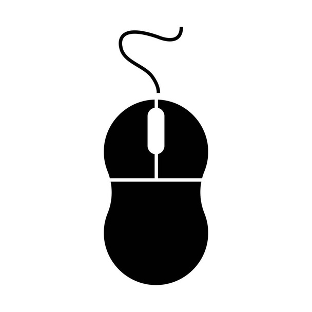 コンピュータマウスのロゴイラストデザイン - ベクター画像
