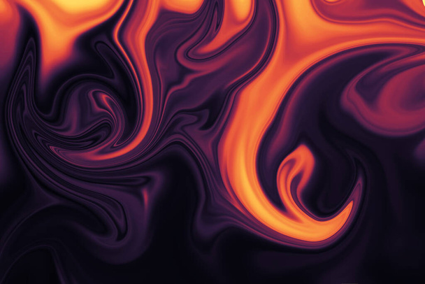 abstrakte Hintergrund der bunten Flüssigkeit Liner. abstrakte Textur aus flüssigem Acryl. - Foto, Bild