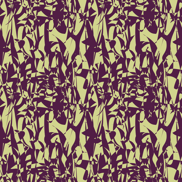 Patrón vectorial abstracto sin costuras en estilo grunge - Vector, imagen