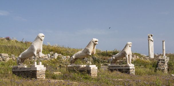 Lions of Delos - Photo, Image