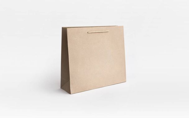 marrone grande sacchetto di carta di lusso - Foto, immagini