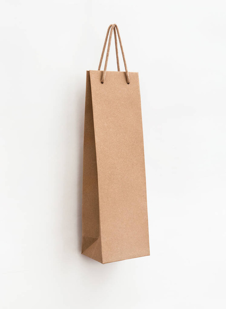 Mercato eco bolsa de papel blanco - Foto, Imagen