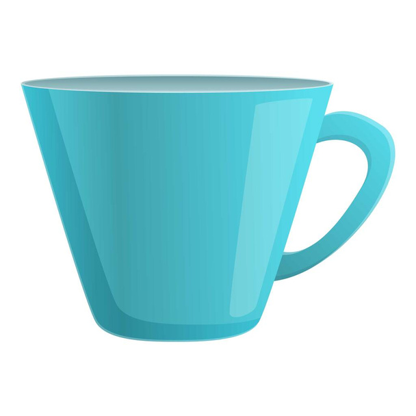 Kitchen mug icon, cartoon style - Vector, afbeelding