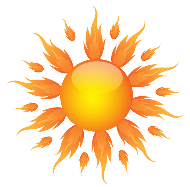 hořící slunce - Fotografie, Obrázek