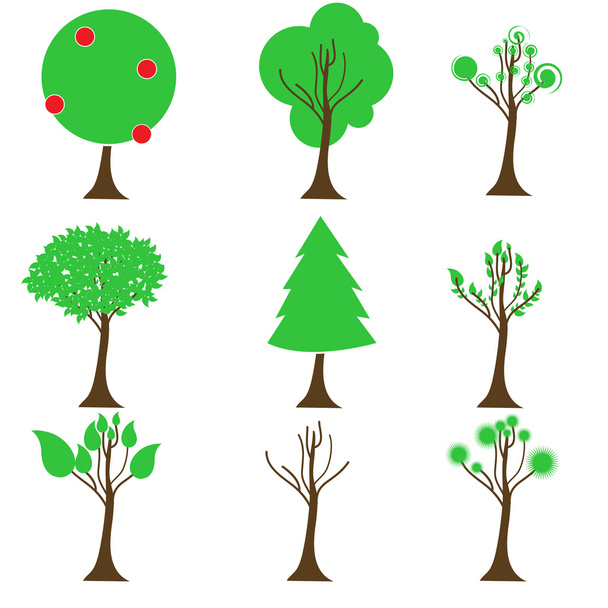 Tree icons - Photo, Image
