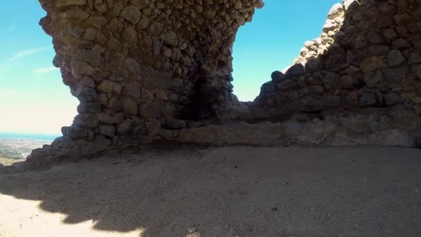 Yunanistan 'ın Kos adasında tarihi bir yer olan Paleo Pili. - Video, Çekim